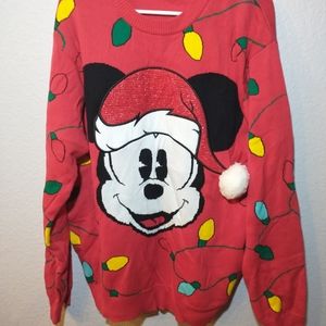 Adults 3X Disney Christmas Sweater